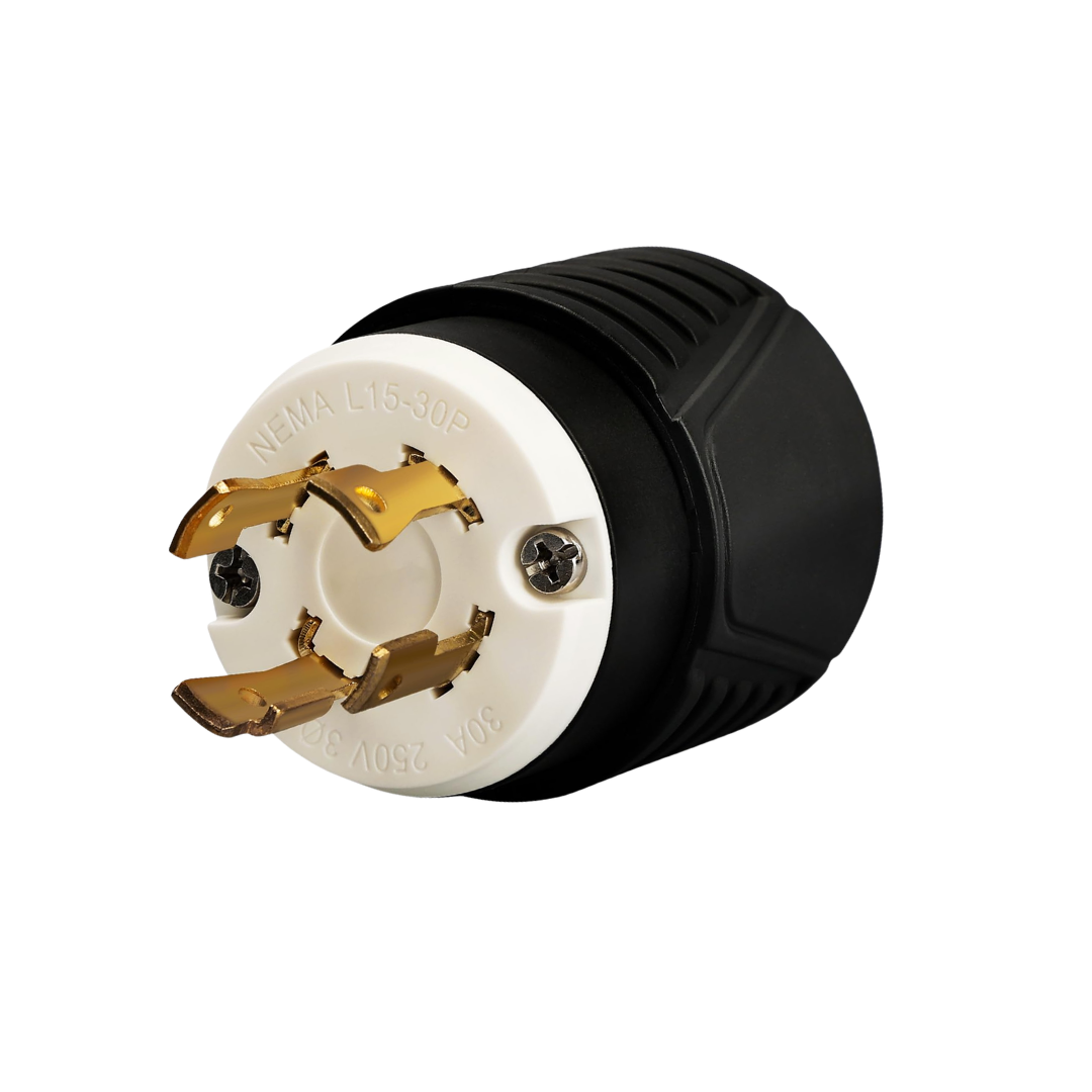 Electrineering 30A 250V 3PH NEMA L15-30P Twist Lock Plug 2721 UL