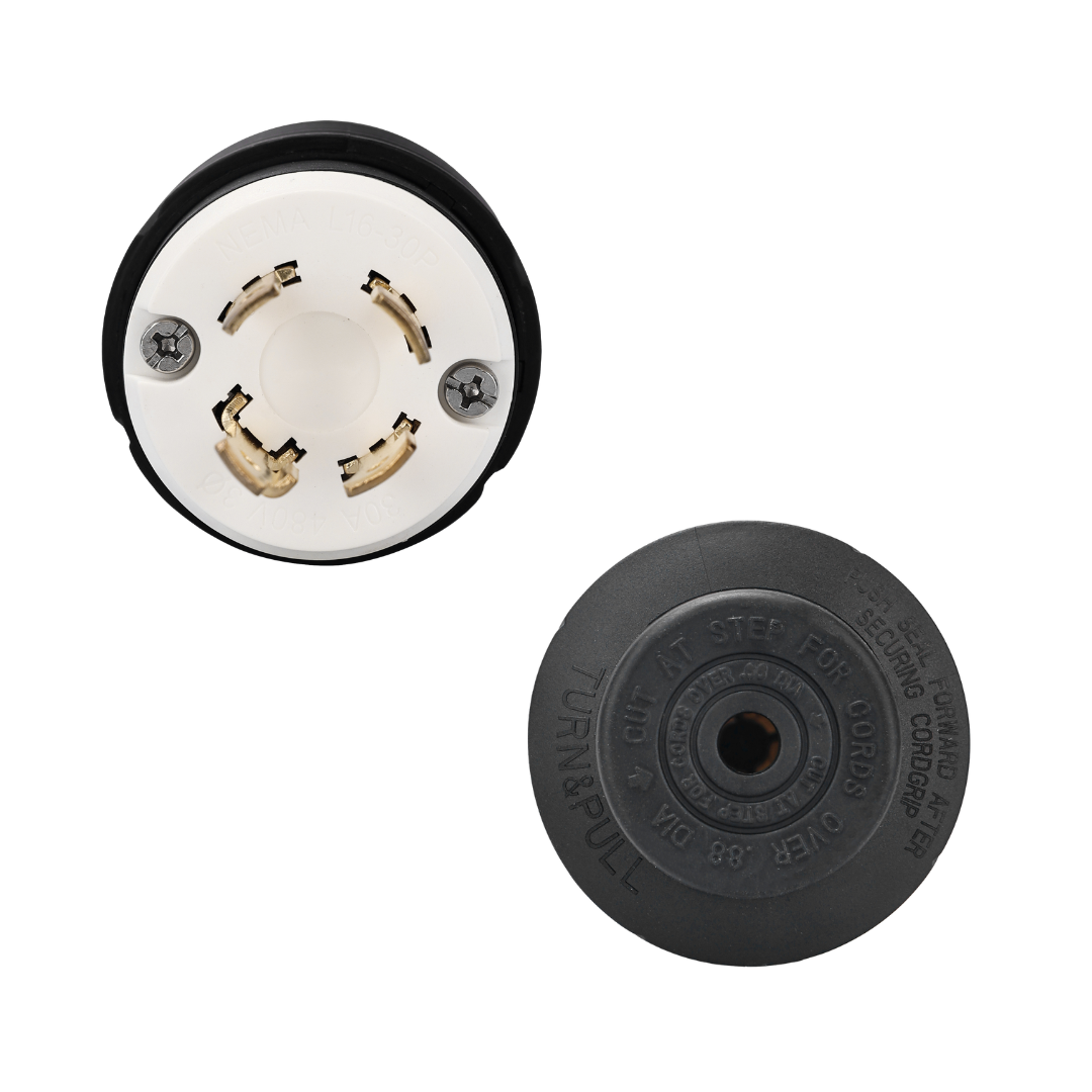 Electrineering 30A 480V 3PH NEMA L16-30P Twist Lock Plug 2731 UL