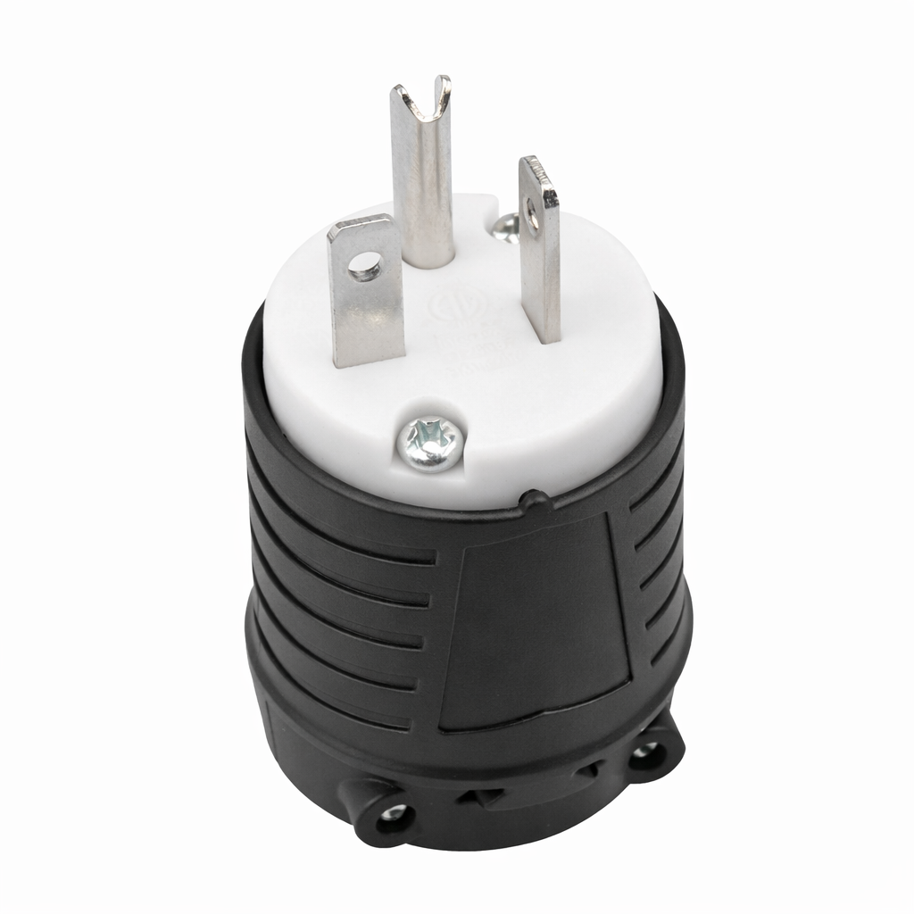 Electrineering 20A 125V NEMA 5-20P Male Plug 5366C ETL Cord End