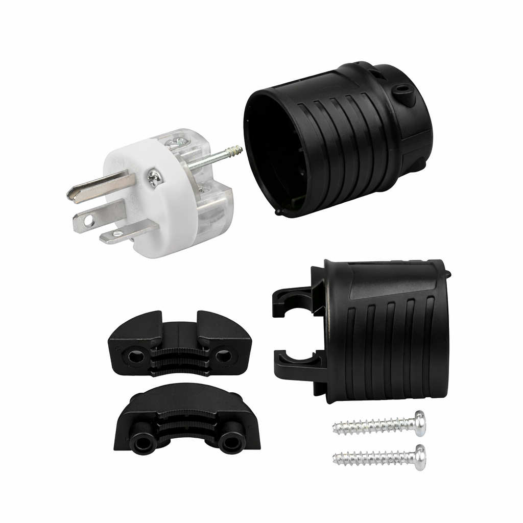 Electrineering 20A 250V NEMA 6-20P Male Plug 5466C ETL Cord End