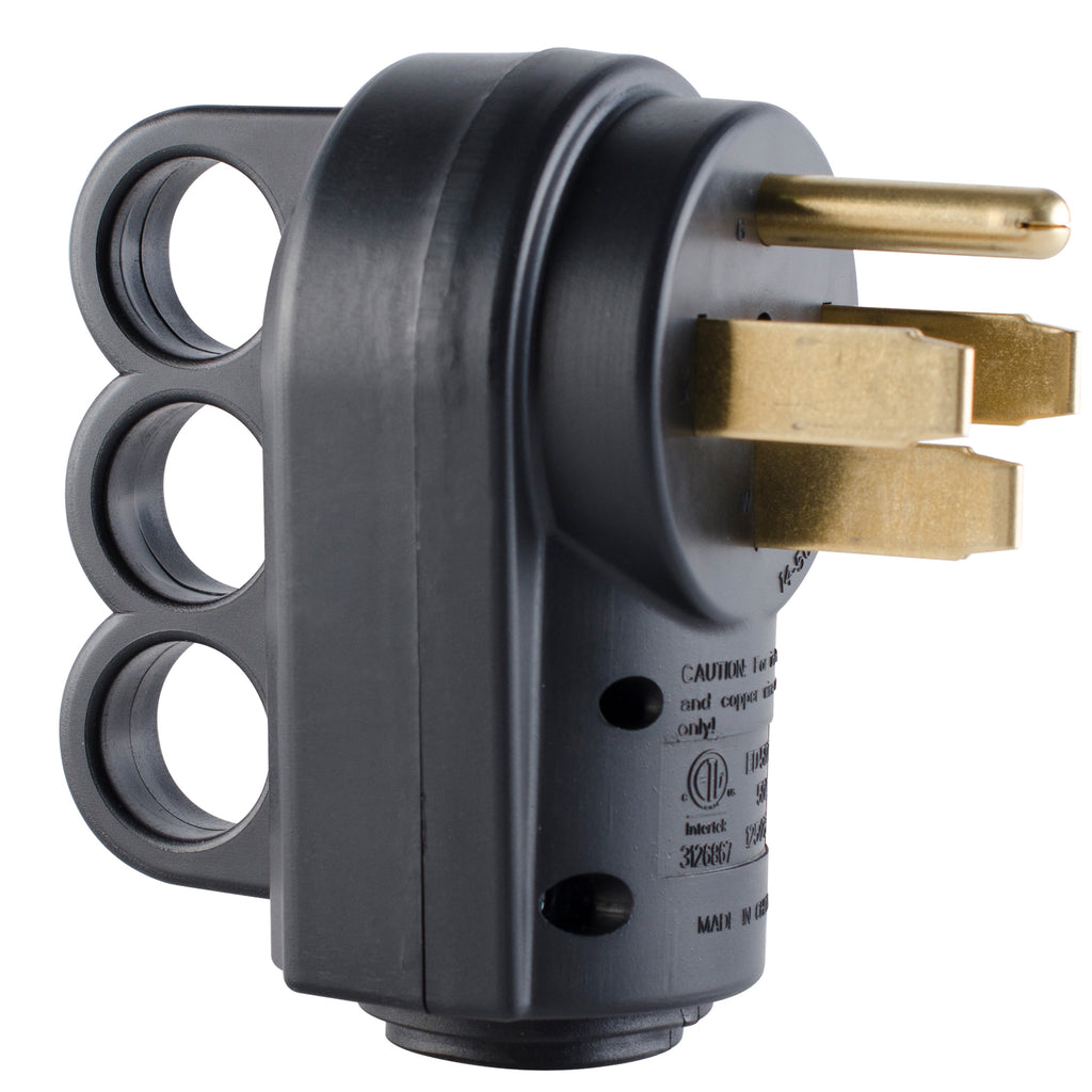 Electrineering 50A 125/250V NEMA 14-50P RV Replacement Plug ETL