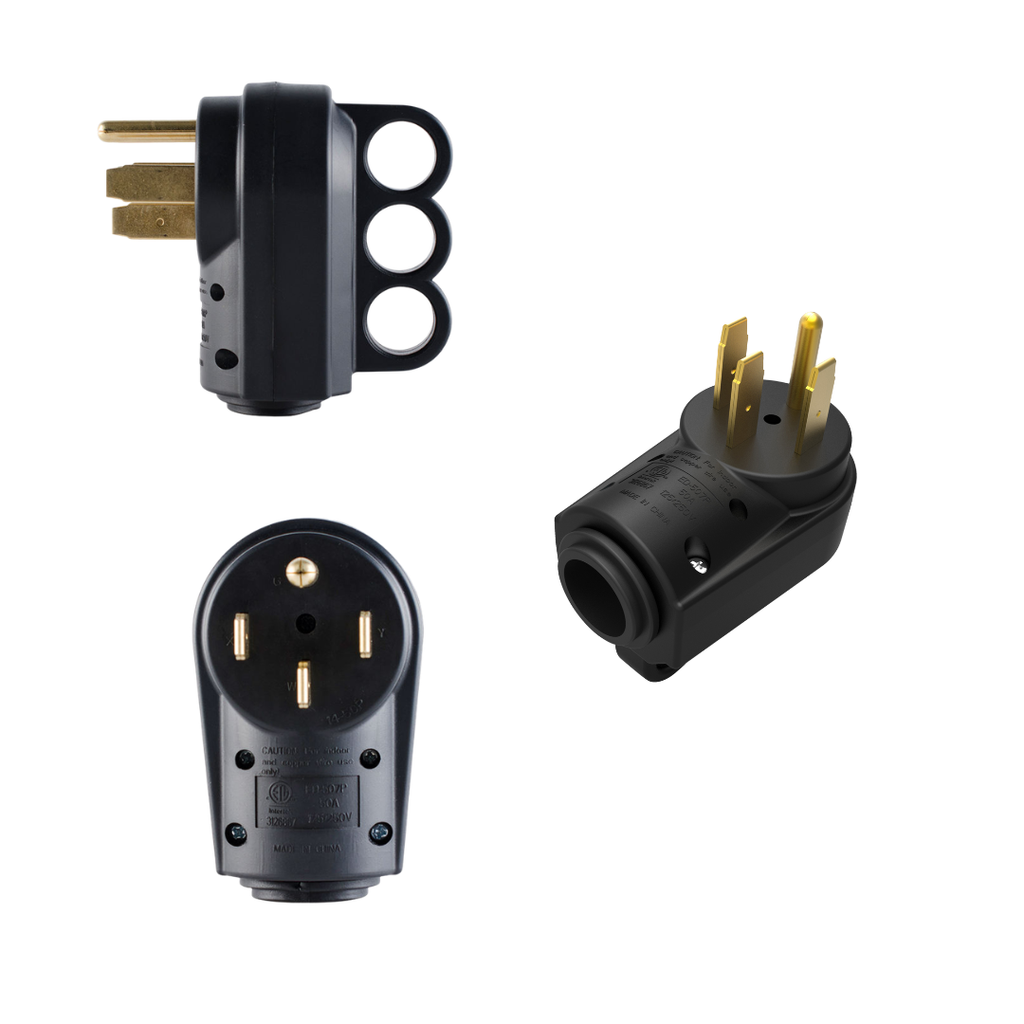 Electrineering 50A 125/250V NEMA 14-50P RV Replacement Plug ETL