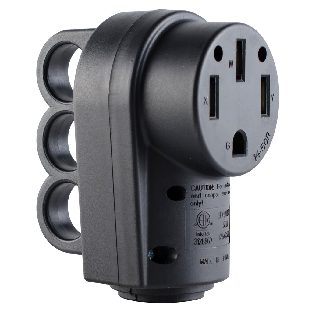 Electrineering 50A 125/250V NEMA 14-50R RV Female Connector ETL