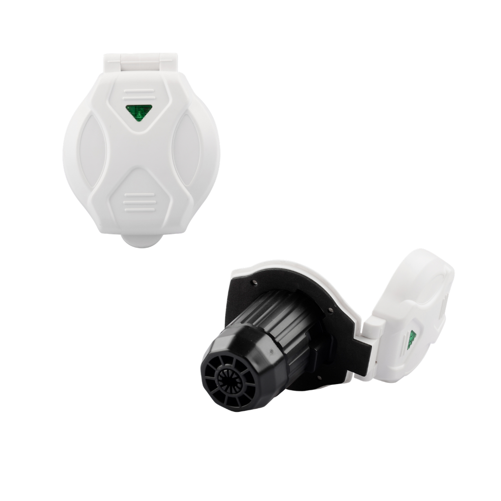 Electrineering 30A 125V NEMA L5-30P Lighted RV Power Inlet ETL