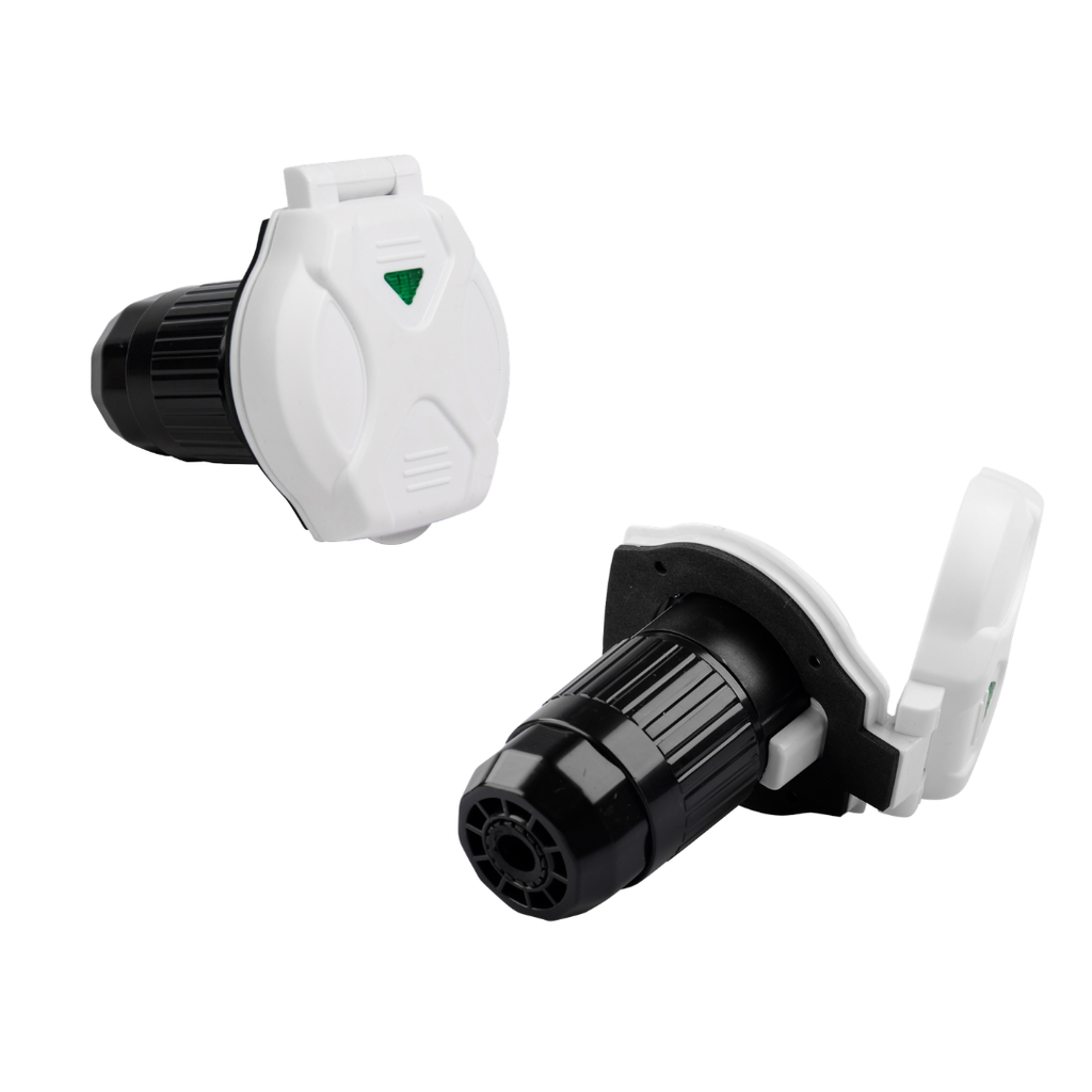Electrineering 50A 125/250V SS2-50P Lighted RV Power Inlet ETL